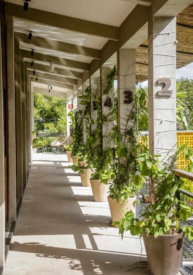Hotel Makaaba Eco-Boutique Bacalar Exterior photo The balcony of the 22nd floor